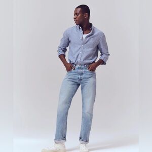 NWT ALEX MILL ORIGINAL 5 POCKET JEANS VINTAGE LIGHT INDIGO 34